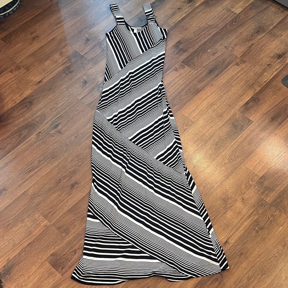 Soma XS Striped Maxi Dress